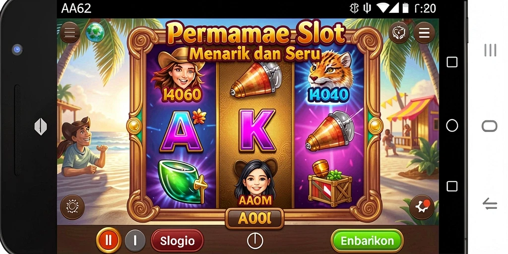 Tampilan grafik AA62 yang colorful dan gameplay yang seru.