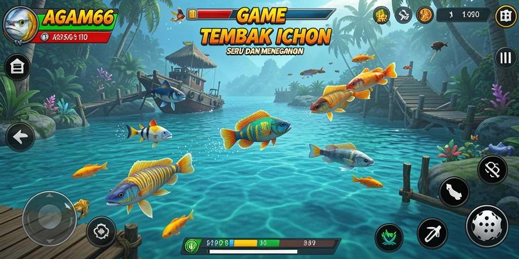 Gameplay seru saat berburu ikan besar di AGAM66.