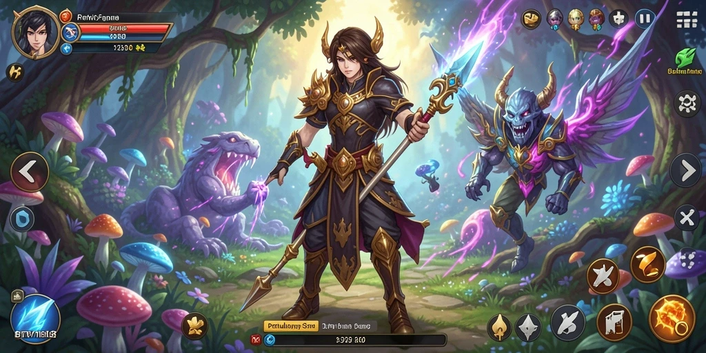 Tampilan gameplay BTV168 yang penuh petualangan dan aksi.