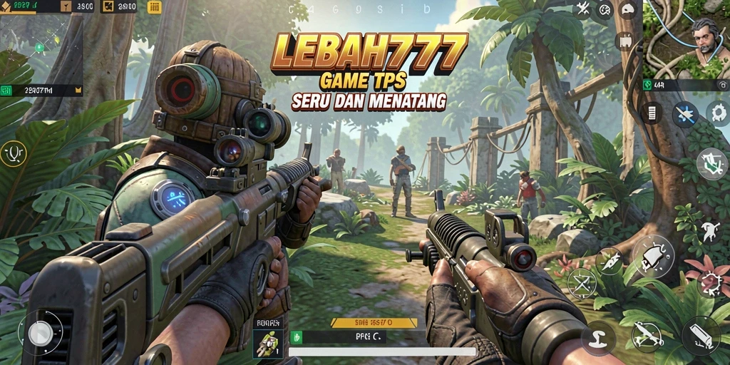 Screenshot gameplay LEBAH777 dengan aksi seru TPS.