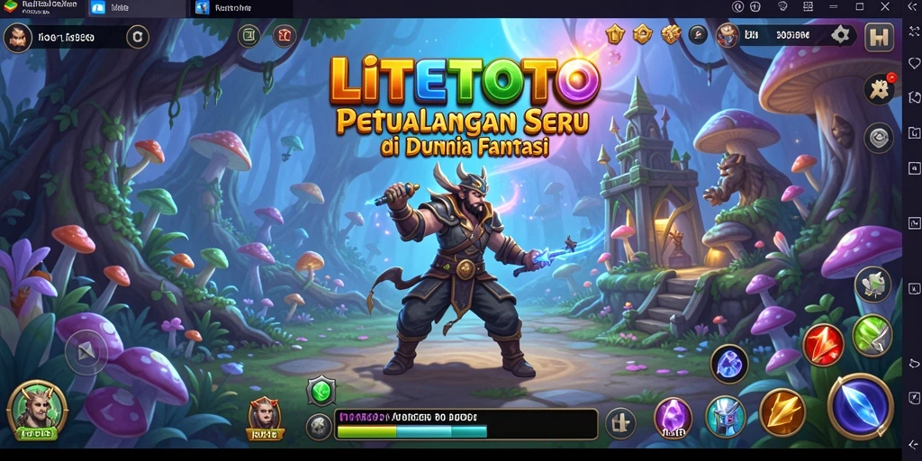 Screenshot permainan menunjukkan aksi seru di LITETOTO.