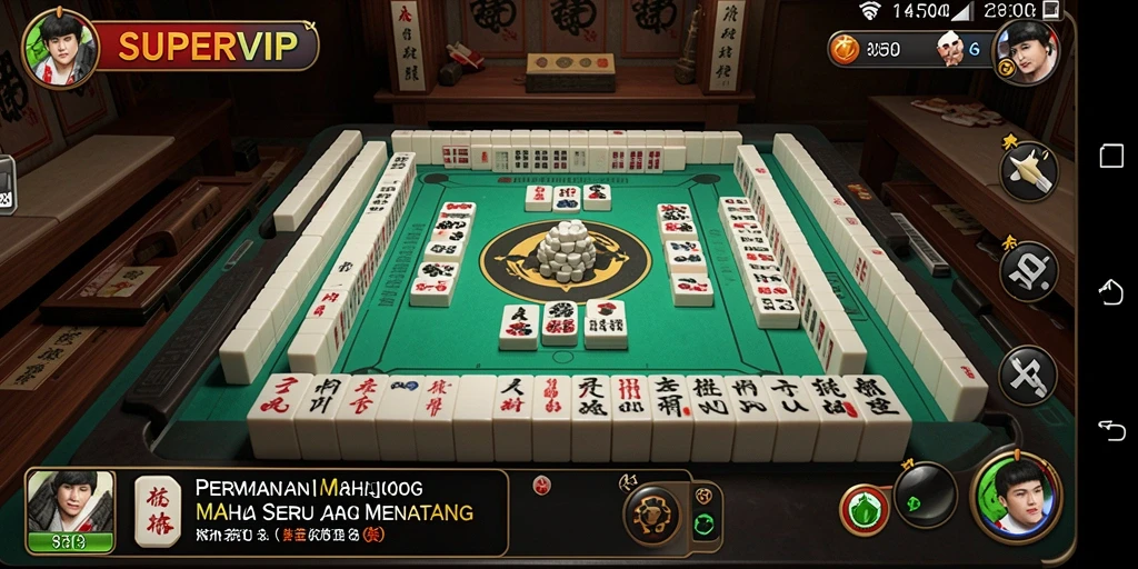 Tampilan gameplay SUPERVIP yang menarik dan interaktif.