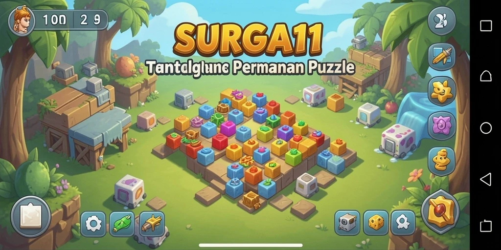 Tampilan menarik dari gameplay SURGA11 yang penuh dengan teka-teki menantang.