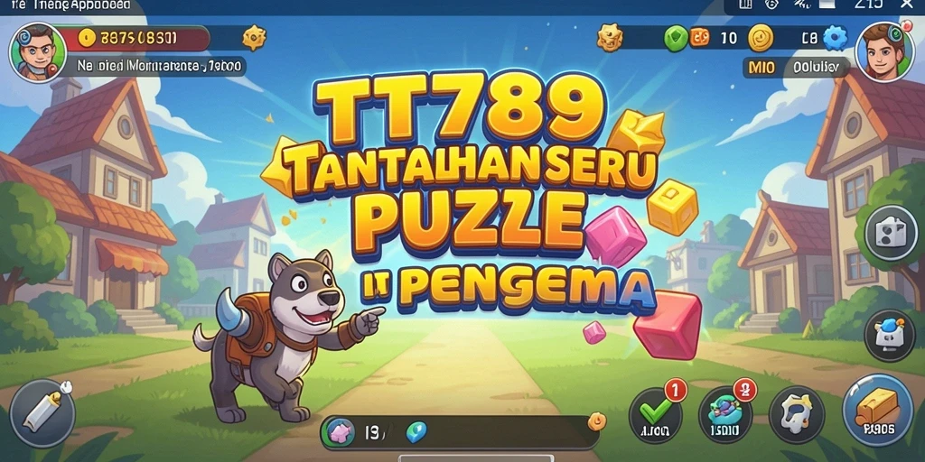 Tampilan gameplay puzzle yang menantang dan seru di TT789.